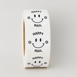 100 Thank You Stickers Happy Mail Packaging Materials| SHIPPING SUPPLIES NEW